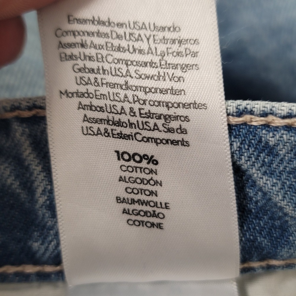 Mother Superior Womens The Dodger Sneak Jeans Size‎ 28 Blue Denim Wide Leg Faded - Picture 6 of 13